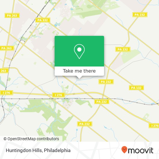 Mapa de Huntingdon Hills