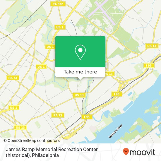 James Ramp Memorial Recreation Center (historical) map