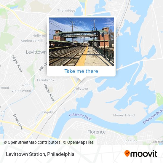 Levittown Station map