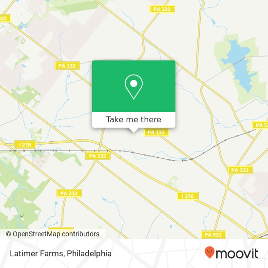 Mapa de Latimer Farms