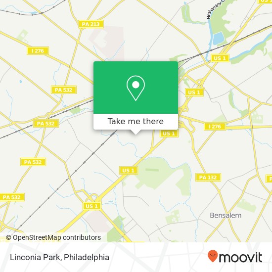 Linconia Park map