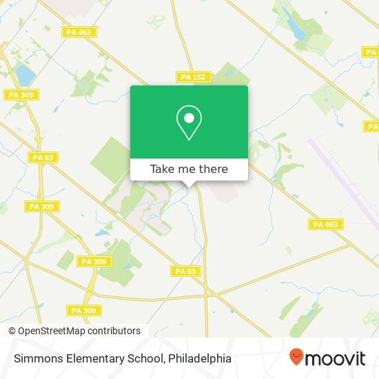 Mapa de Simmons Elementary School