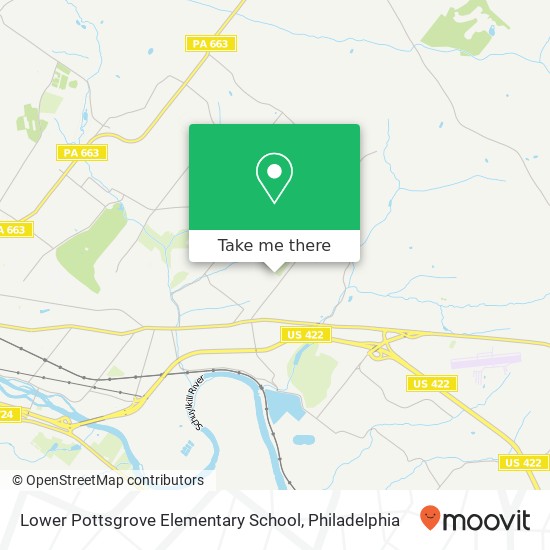 Lower Pottsgrove Elementary School map