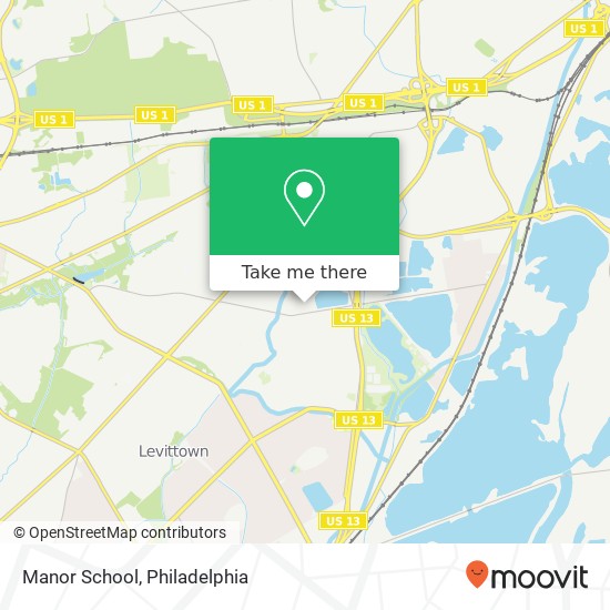 Mapa de Manor School