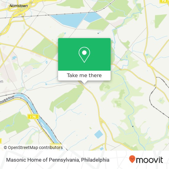 Mapa de Masonic Home of Pennsylvania