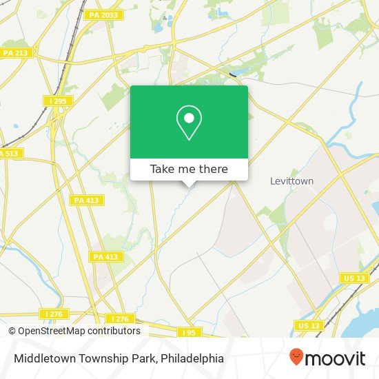 Mapa de Middletown Township Park