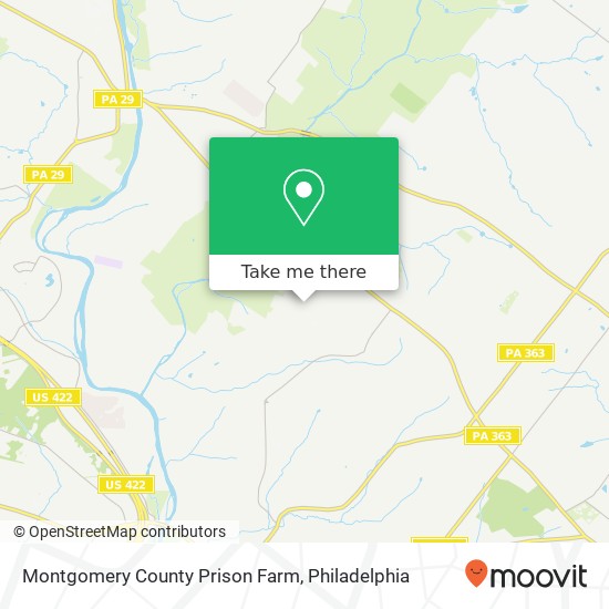 Montgomery County Prison Farm map