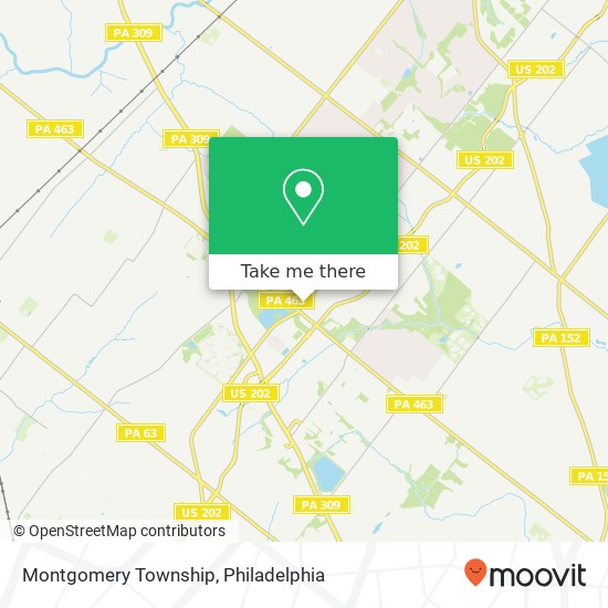 Mapa de Montgomery Township