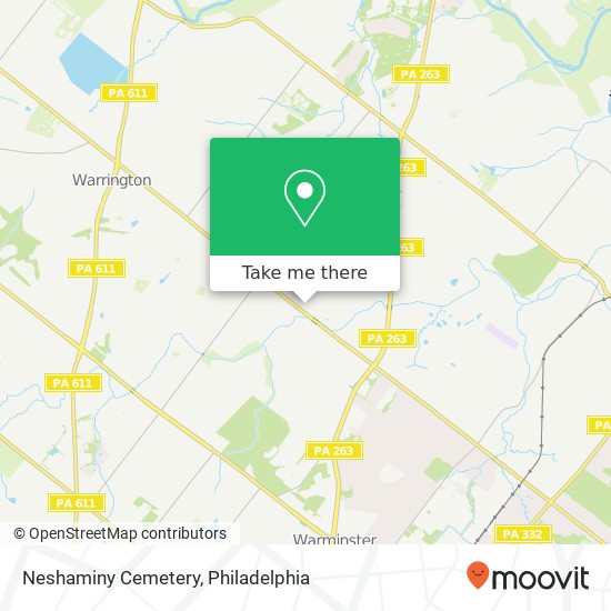 Neshaminy Cemetery map