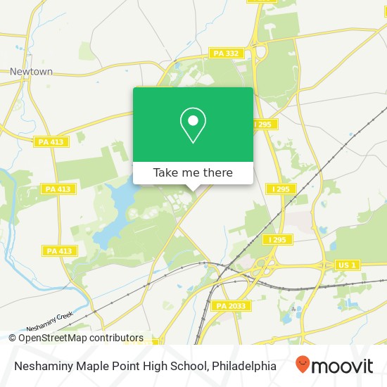 Neshaminy Maple Point High School map