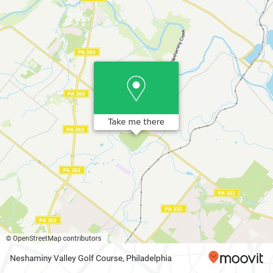 Mapa de Neshaminy Valley Golf Course