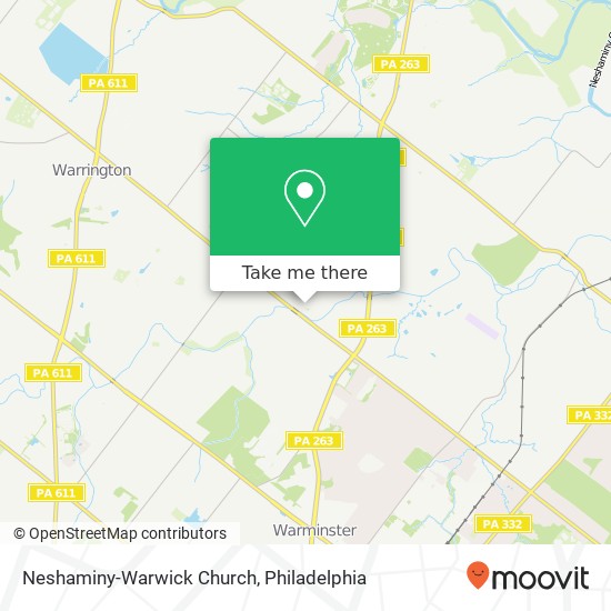 Mapa de Neshaminy-Warwick Church