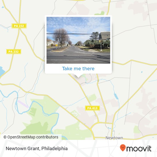 Mapa de Newtown Grant