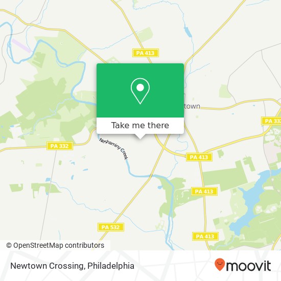 Mapa de Newtown Crossing