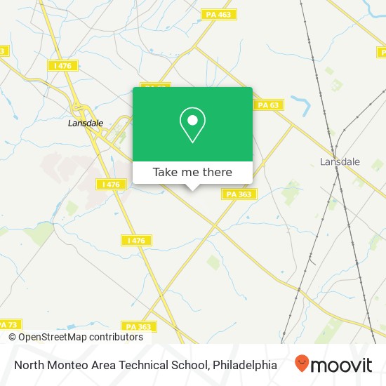 North Monteo Area Technical School map