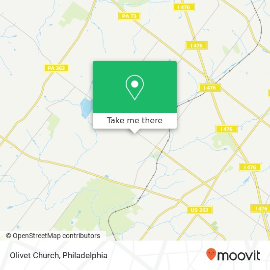 Olivet Church map