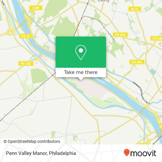 Mapa de Penn Valley Manor