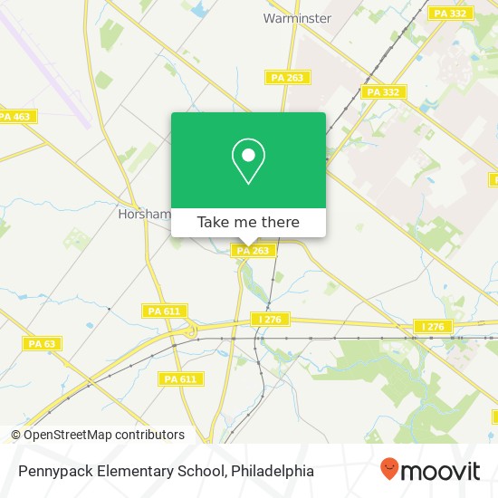 Mapa de Pennypack Elementary School