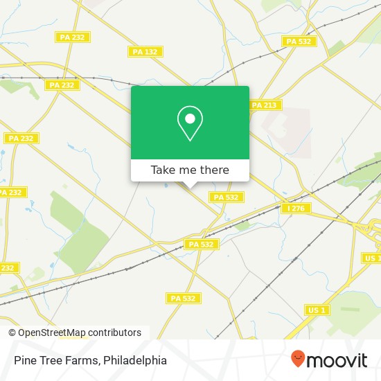 Mapa de Pine Tree Farms