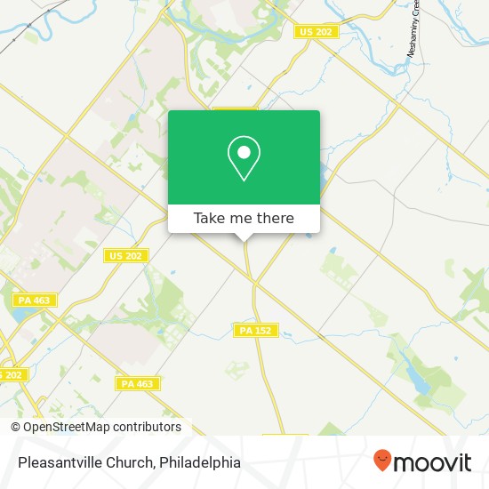 Mapa de Pleasantville Church