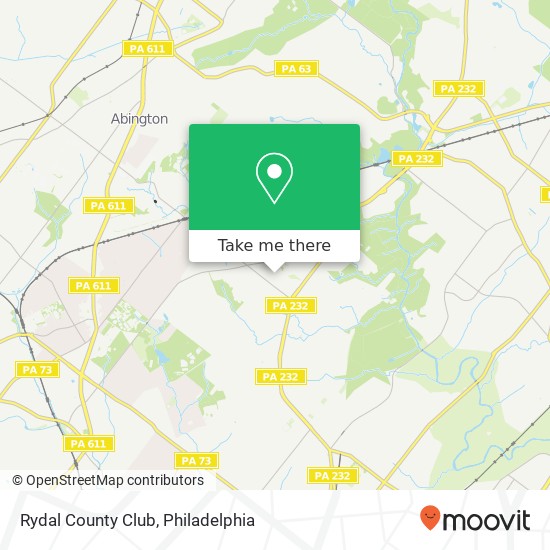 Rydal County Club map