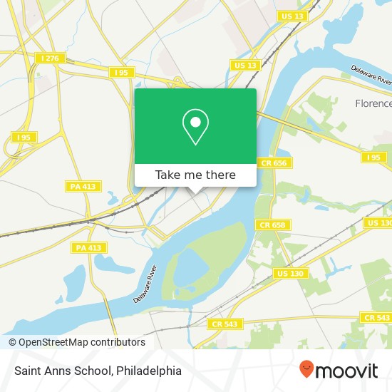 Saint Anns School map