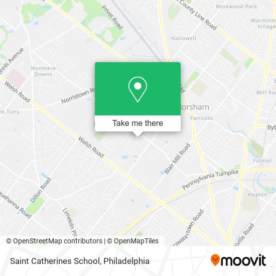Saint Catherines School map