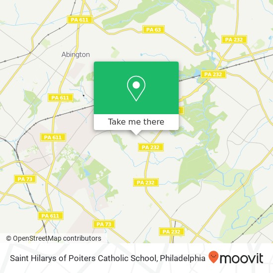 Mapa de Saint Hilarys of Poiters Catholic School