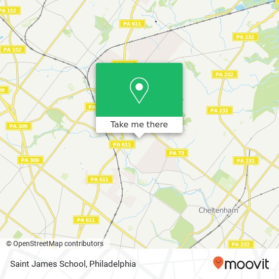 Saint James School map
