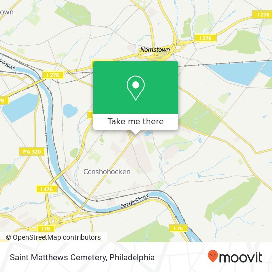 Mapa de Saint Matthews Cemetery