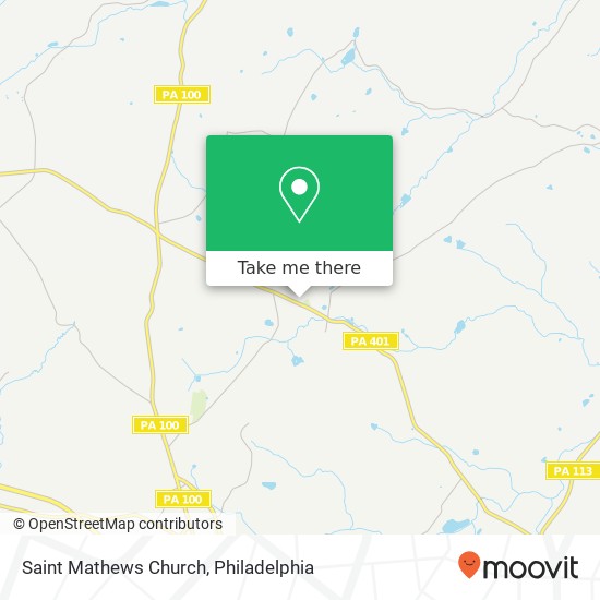 Saint Mathews Church map