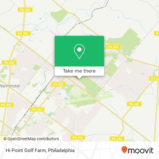 Hi Point Golf Farm map