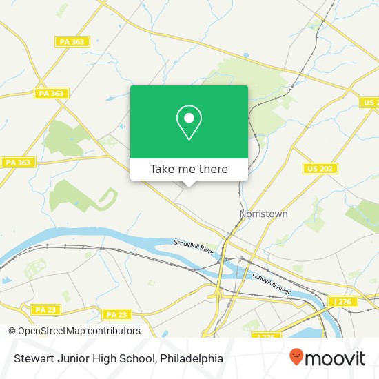 Stewart Junior High School map