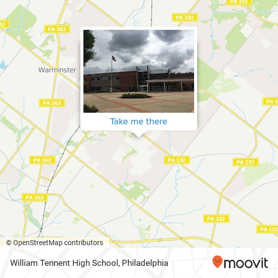 Mapa de William Tennent High School