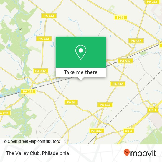 Mapa de The Valley Club