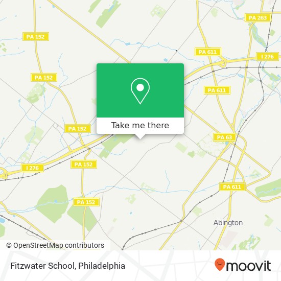 Mapa de Fitzwater School