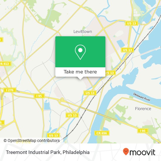 Mapa de Treemont Industrial Park