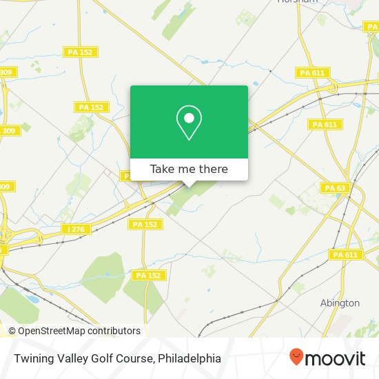 Mapa de Twining Valley Golf Course