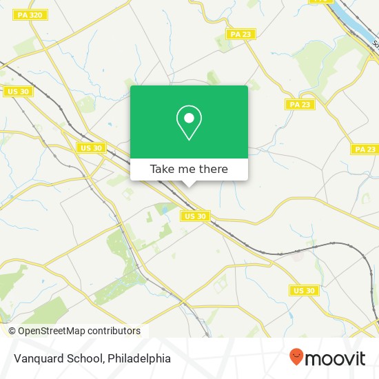 Vanquard School map