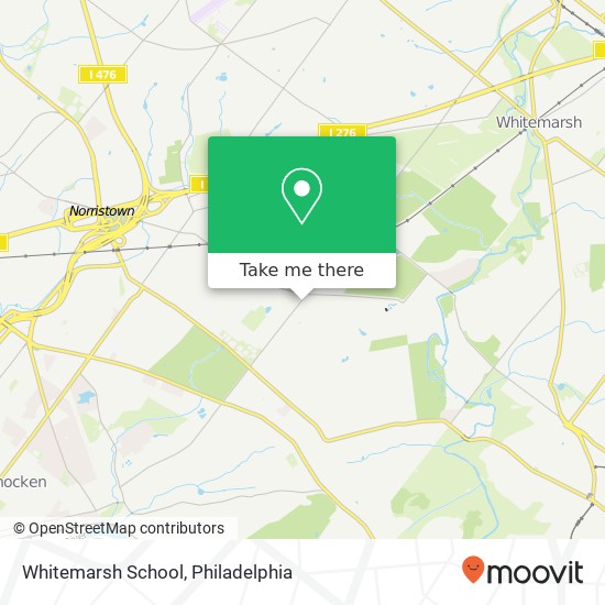 Mapa de Whitemarsh School