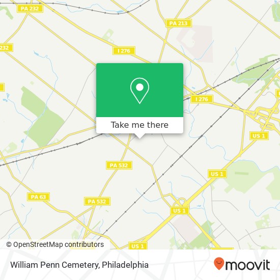 Mapa de William Penn Cemetery