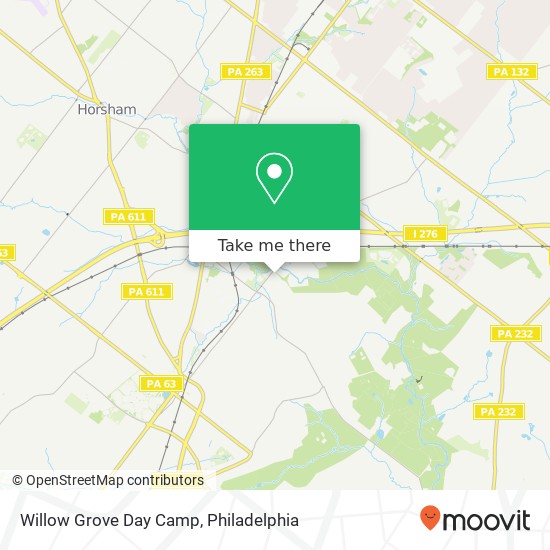 Willow Grove Day Camp map