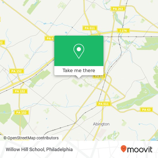 Mapa de Willow Hill School