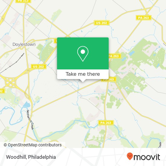 Woodhill map