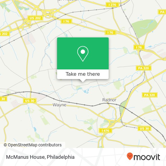 McManus House map
