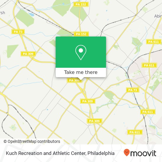 Mapa de Kuch Recreation and Athletic Center