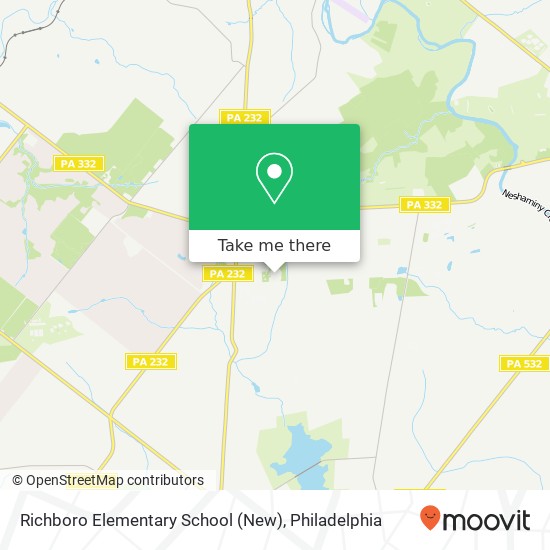 Richboro Elementary School (New) map