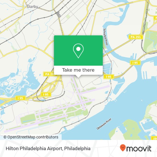 Hilton Philadelphia Airport map
