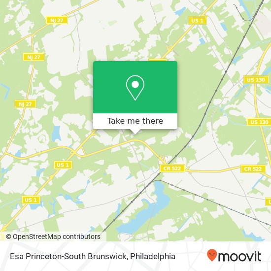 Mapa de Esa Princeton-South Brunswick