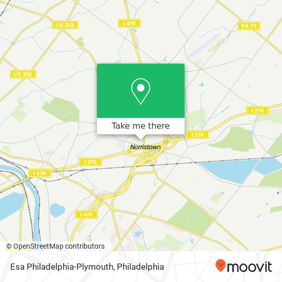 Esa Philadelphia-Plymouth map